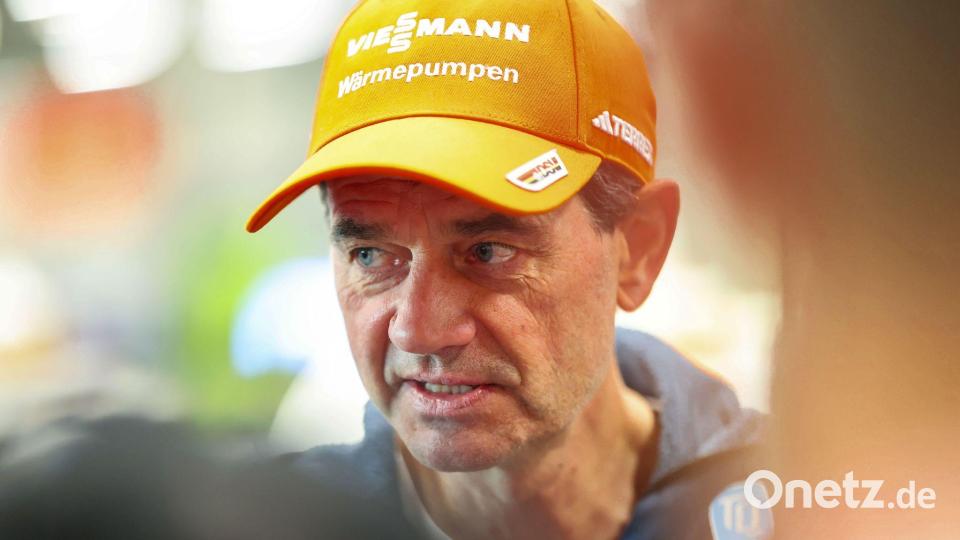 Stefan Horngacher hört nach der Olympia-Saison als Skisprung-Bundestrainer auf. Bild: Daniel Löb/dpa