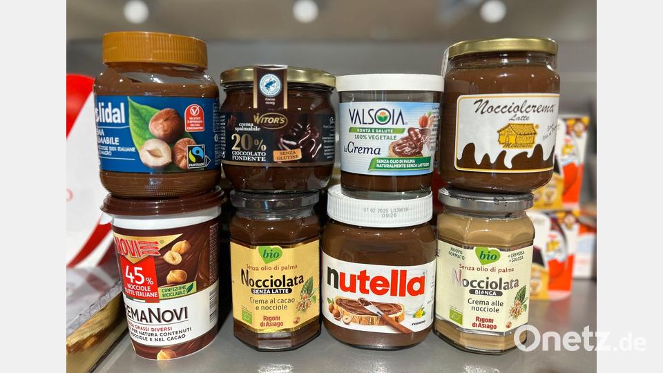 Andere Hersteller werben mit einem deutlich höheren Anteil an Haselnüssen. (Archivbild) Bild: Christoph Sator/dpa