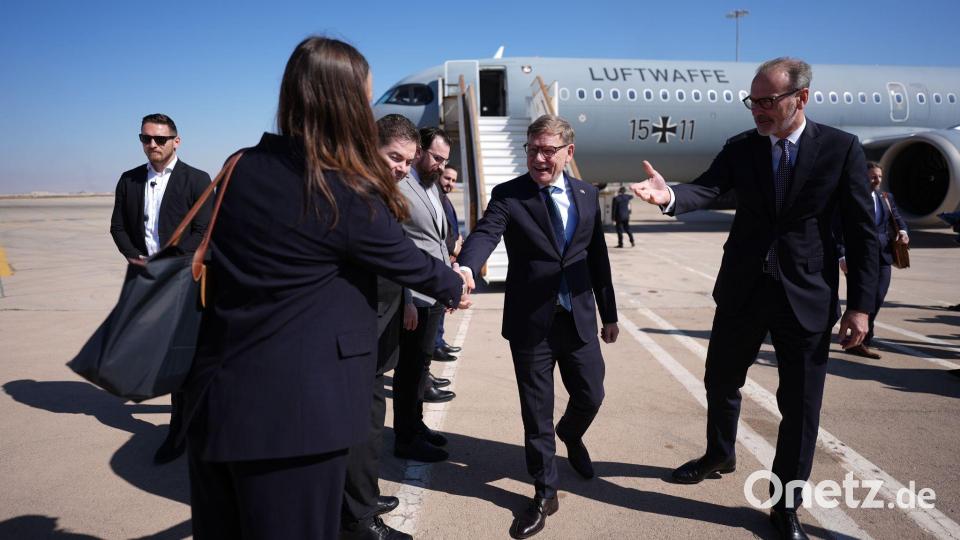 Wadephul reist als Außenminister erstmals nach Syrien. Bild: Marcus Brandt/dpa