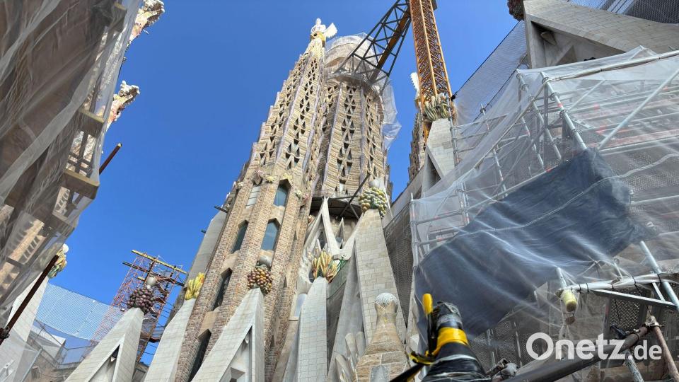 Die finale Bauphase an der Sagrada Família beginnt nun. (Archivbild) Bild: Jan-Uwe Ronneburger/dpa