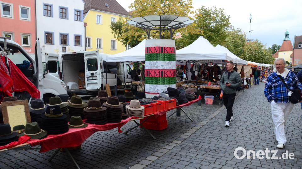 Nicht viel los war am Sonntag auf dem Michaelimarkt in der Fußgängerzone. Bild: Kunz