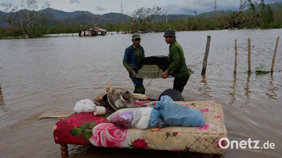 Aus Kuba wurden trotz heftiger Überschwemmungen zunächst keine Toten gemeldet. Bild: Ramon Espinosa/AP/dpa