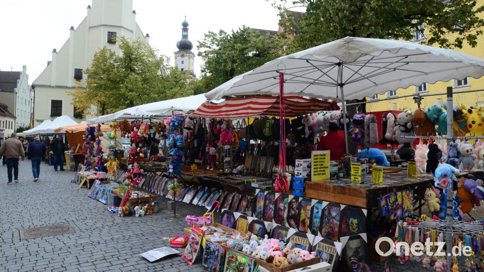 Nicht viel los war am Sonntag auf dem Michaelimarkt in der Fußgängerzone. Bild: Kunz