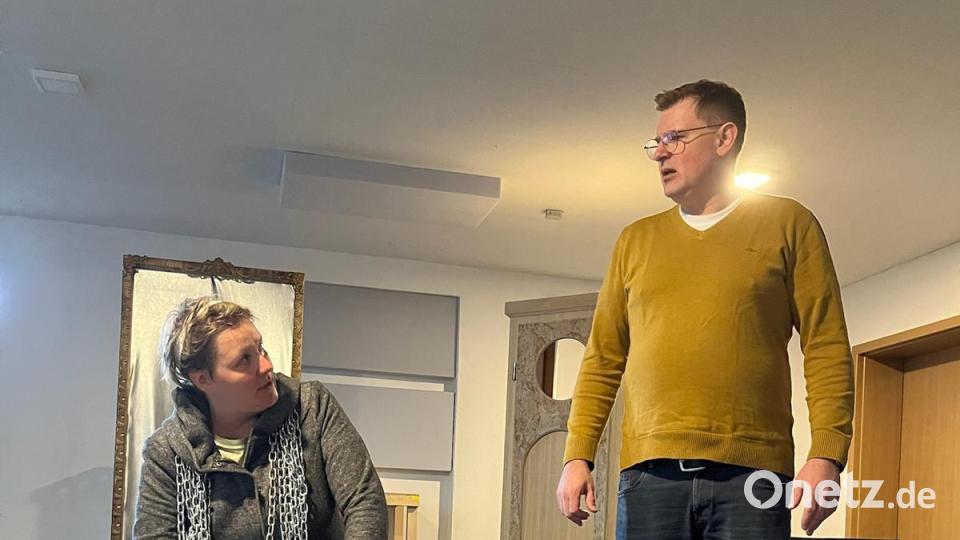 Die Proben für das Weihnachtsstück laufen. Bild: Johannes Pausch