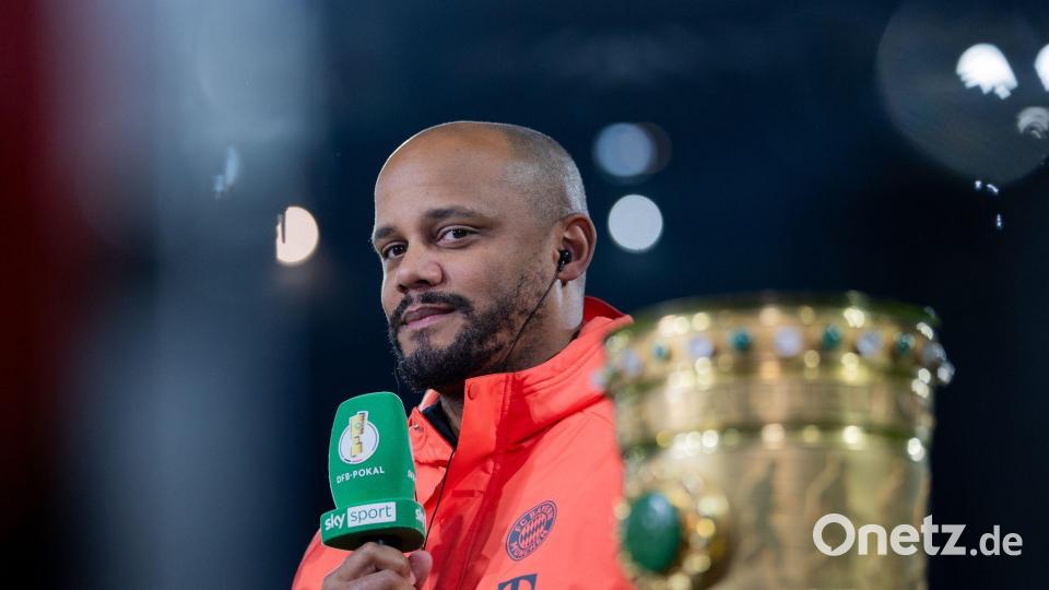 Bayern-Coach Kompany hat alle Titel im Visier Bild: Rolf Vennenbernd/dpa