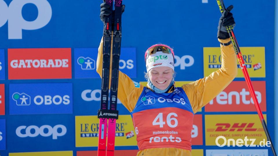 Solche Jubelbilder wird man mit Victoria Carl wohl erstmal nicht mehr sehen. (Archivbild) Bild: Christoffer Andersen/NTB/dpa