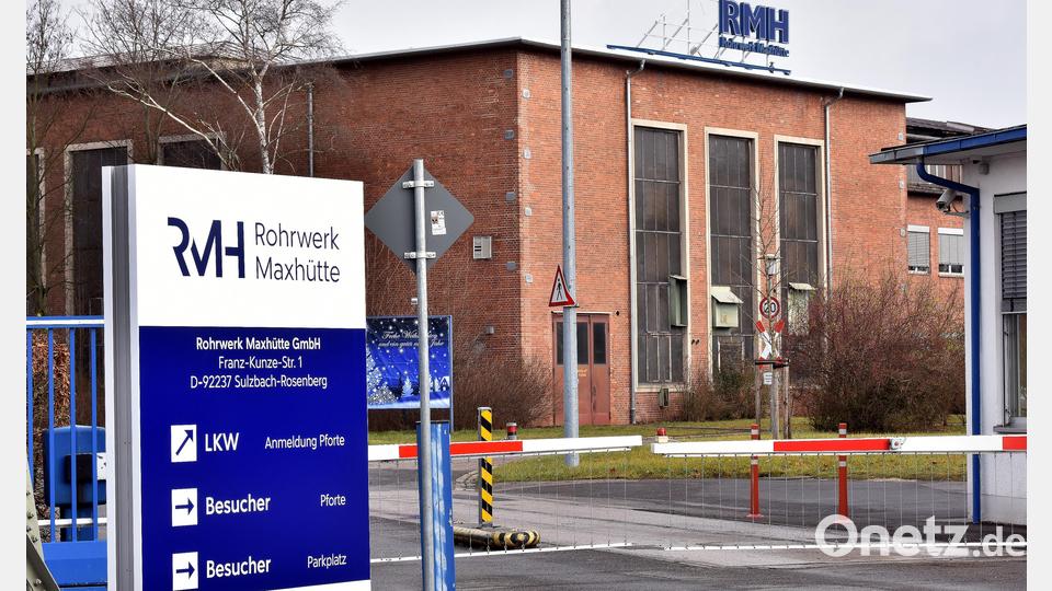 Konkurs im Rohrwerk Maxhütte in Sulzbach-Rosenberg. Bild: Stephan Huber