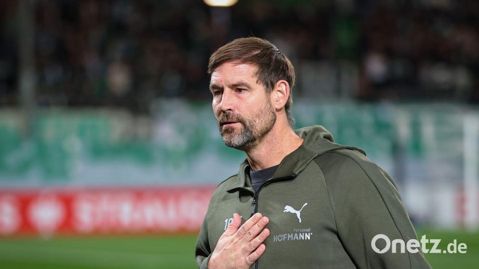 Trainer Thomas Kleine hofft auf ein Ende der Misserfolge. Bild: Daniel Karmann/dpa