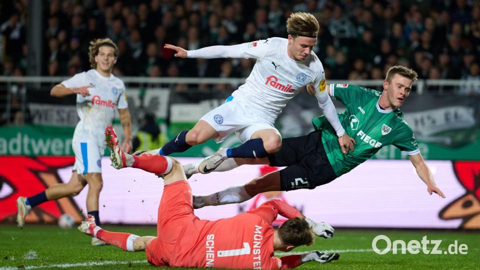 Kiel traf früh zum 1:0. Bild: Bernd Thissen/dpa