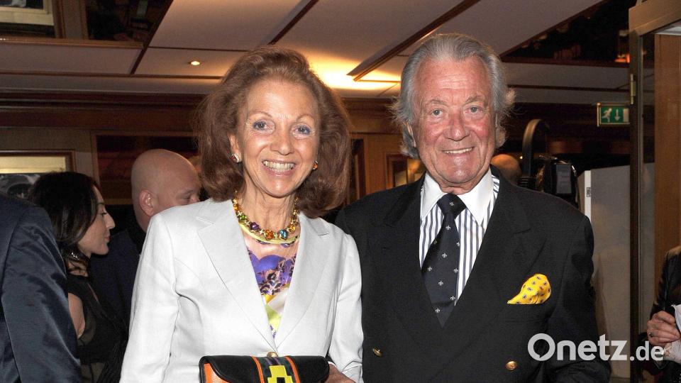 Meggles Ehefrau Marina (l) soll das Erbe ihres Mannes nun weiterführen. (Archivbild) Bild: Ursula Düren/dpa