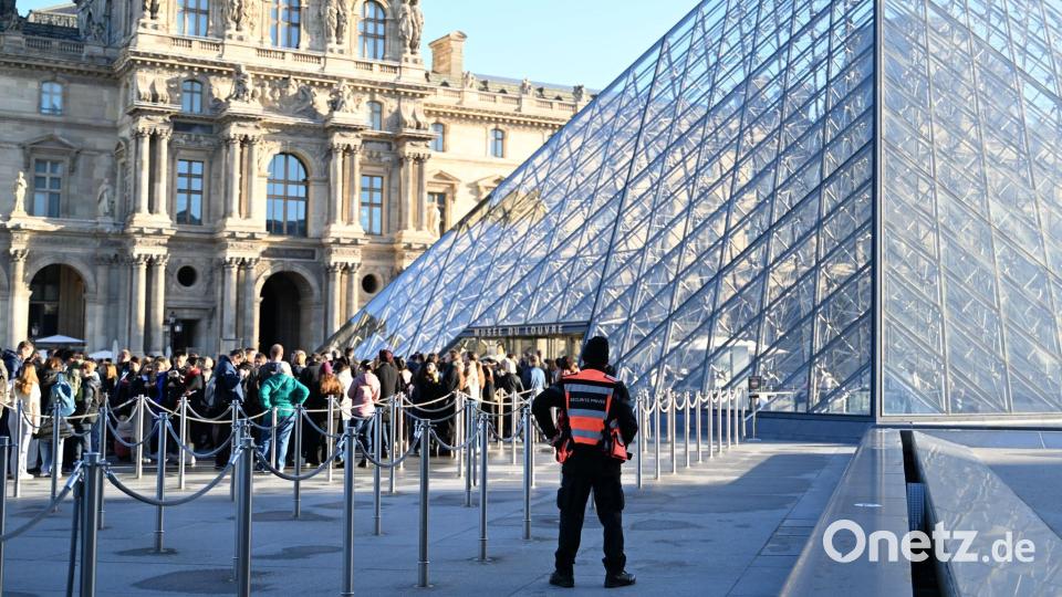 Sieben Menschen wurden nach dem Einbruch im Louvre zwischenzeitlich festgenommen. (Archivbild) Bild: Emma Da Silva/AP/dpa