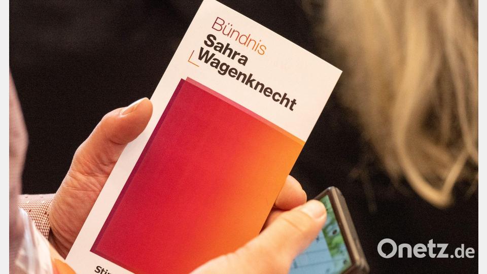 Das Kürzel BSW bleibt, aber der Namen dahinter soll sich ändern. (Archivbild) Bild: Stefan Sauer/dpa