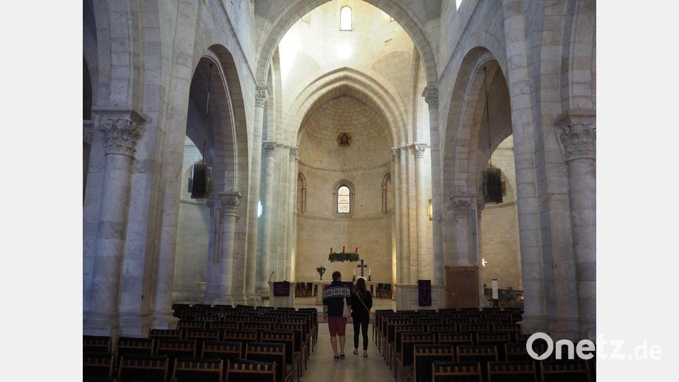 In der evangelischen Erlöserkirche in der Altstadt von Jerusalem warf Bischof Ibrahim Azar in seiner Predigt am Reformationstag Israel einen Völkermord vor. (Archivbild) Bild: Stefanie Järkel/dpa
