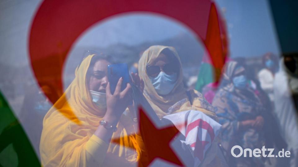 Der UN-Sicherheitsrat empfiehlt die marokkanische Souveränität über die Westsahara. (Archivbild) Bild: Alvaro Barrientos/AP/dpa