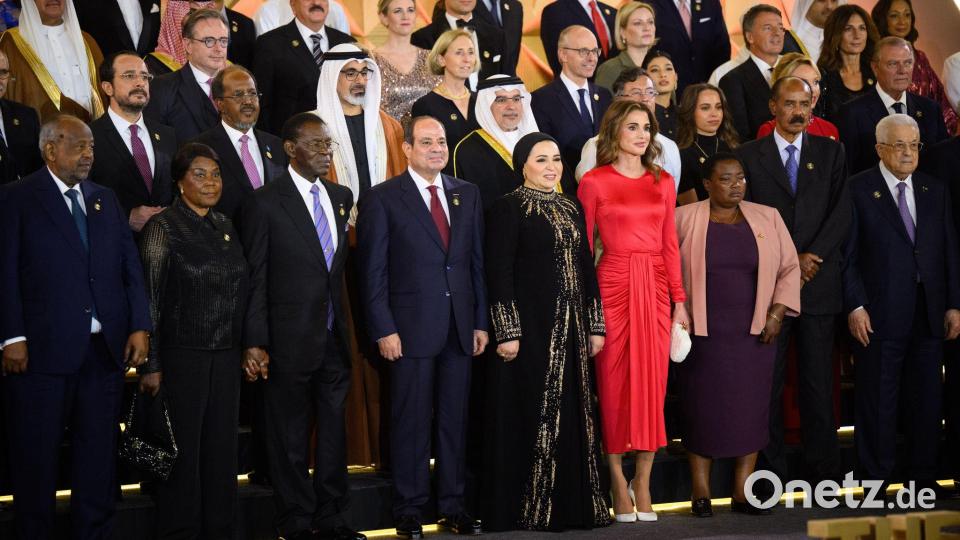 Zur Eröffnung sind Staats- und Regierungschefs aus aller Welt angereist. Bild: Bernd von Jutrczenka/dpa