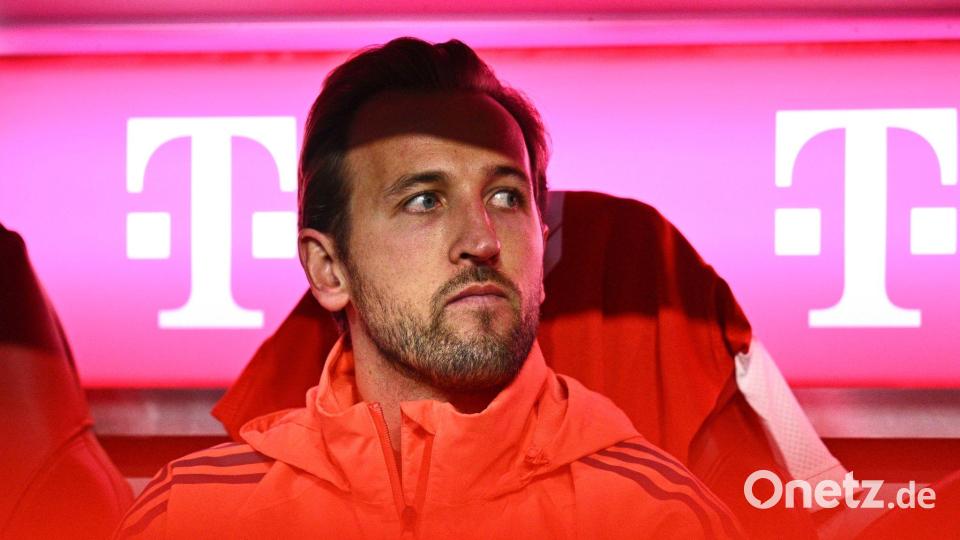 Bekam vor Paris wie andere Stars Erholungszeit auf der Bank: Harry Kane. Bild: Tom Weller/dpa