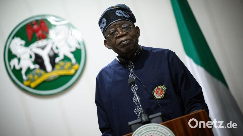 Nigerias Präsident verweist auf die Verteidigung der Religionsfreiheit. Bild: Bernd von Jutrczenka/dpa