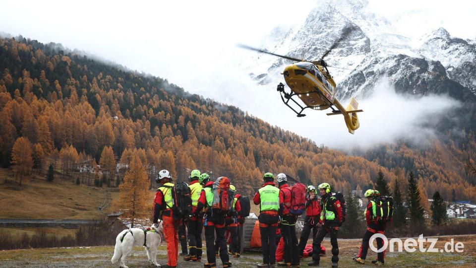 Nach Lawinenunglück in Südtirol - Bergretter im Einsatz Bild: Karl-Josef Hildenbrand/dpa
