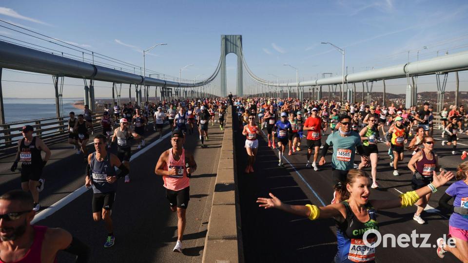 Tausende Menschen nahmen am Marathon in New York teil. Bild: Heather Khalifa/FR172147 AP/AP/dpa