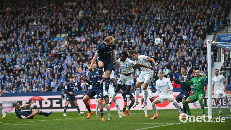 Bochum hatte Pech mit zwei Aluminium-Treffern. Bild: Fabian Strauch/dpa