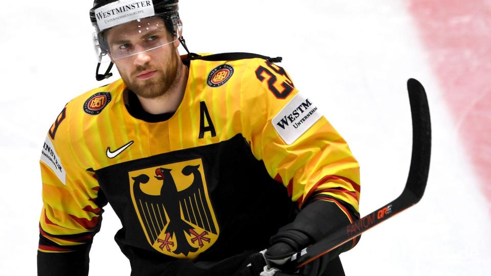 Deutschlands bester Eishockey-Spieler, Leon Draisaitl, wird in Mailand dabei sein Bild: Monika Skolimowska/dpa-Zentralbild/dpa