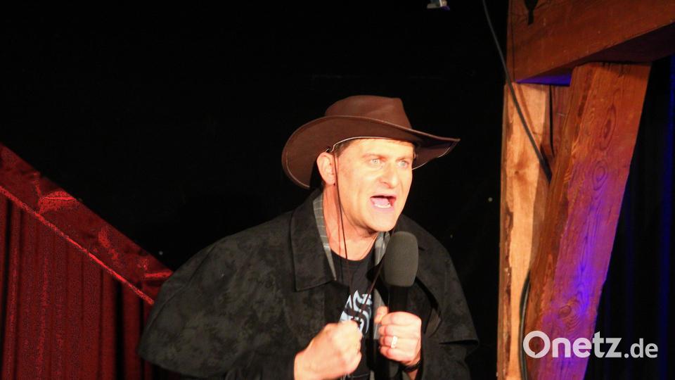 Vielseitig präsentierte sich der Künstler im Schafferhof. Bild: stg