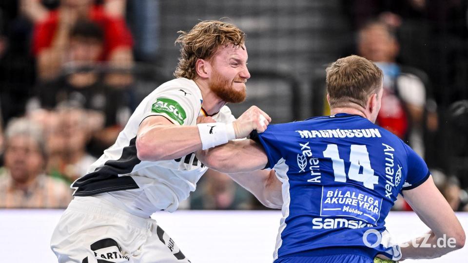 DHB-Neuling Tom Kiesler scheut keinen Zweikampf. Bild: Harry Langer/dpa