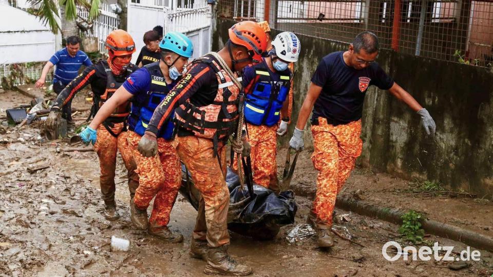 Mindestens drei Menschen sind durch „Kalmaegi“ ums Leben gekommen. Bild: Jacqueline Hernandez/AP/dpa