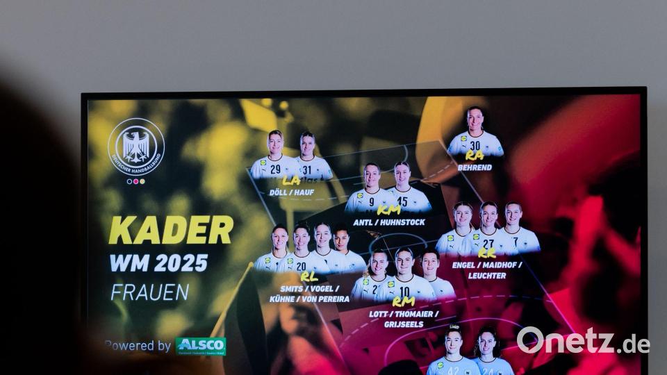 17 Spielerinnen sind von Handball-Bundestrainer Markus Gaugisch für die Heim-WM nominiert worden. Bild: Rolf Vennenbernd/dpa