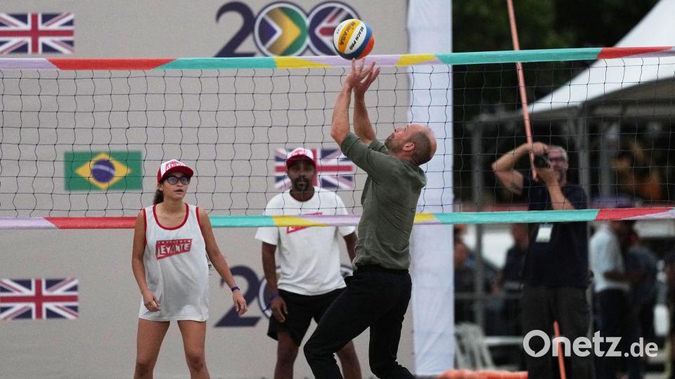 Der britische Thronfolger ist zu einem mehrtägigen Besuch in Brasilien. Bild: Silvia Izquierdo/AP/dpa