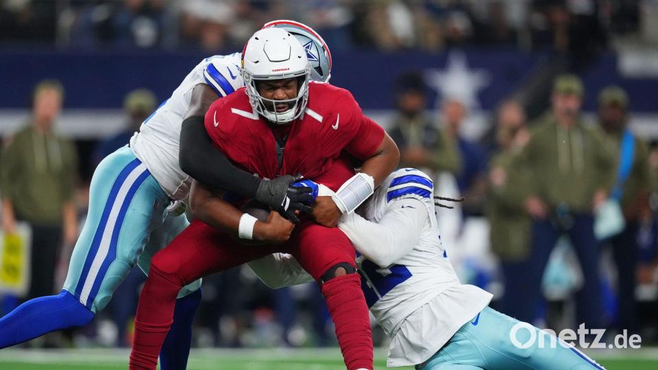 Quarterback Jacoby Brissett (M) führte die Cardinals zu einem unerwarteten Sieg. Bild: Julio Cortez/AP/dpa