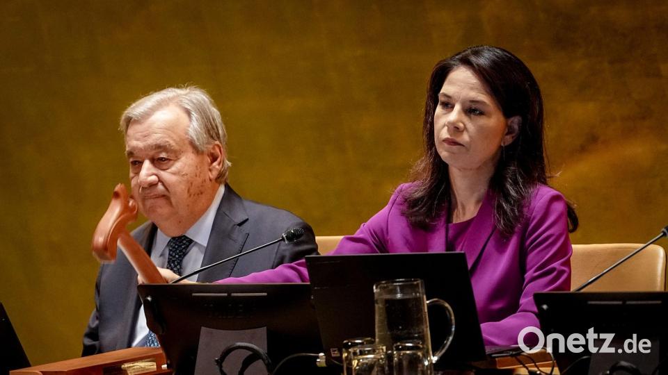 Wechselte vom Auswärtigen Amt zu den Vereinten Nationen: Grünen-Politikerin Annalena Baerbock. (Archivbild) Bild: Kay Nietfeld/dpa