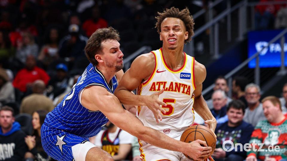 Franz Wagner (l) mühte sich vergeblich. Bild: Colin Hubbard/AP/dpa