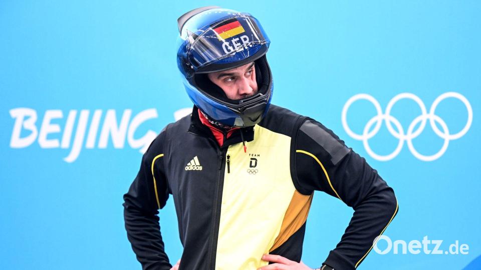 Bobpilot Christoph Hafer beendet seine Karriere. (Archivbild) Bild: Robert Michael/dpa-Zentralbild/dpa