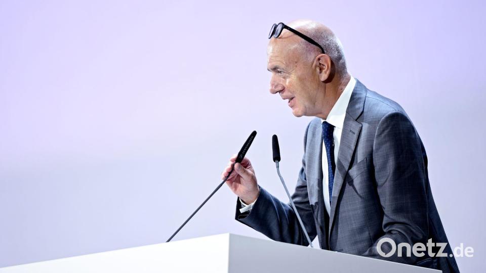 Steht vor seiner zweiten Amtszeit als DFB-Präsident: Bernd Neuendorf (Archivfoto) Bild: Britta Pedersen/dpa