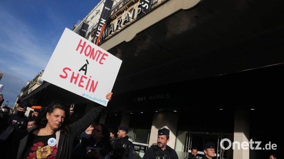 Frankreich verschärft den Ton gegenüber Shein. (Archivbild) Bild: Thibault Camus/AP/dpa
