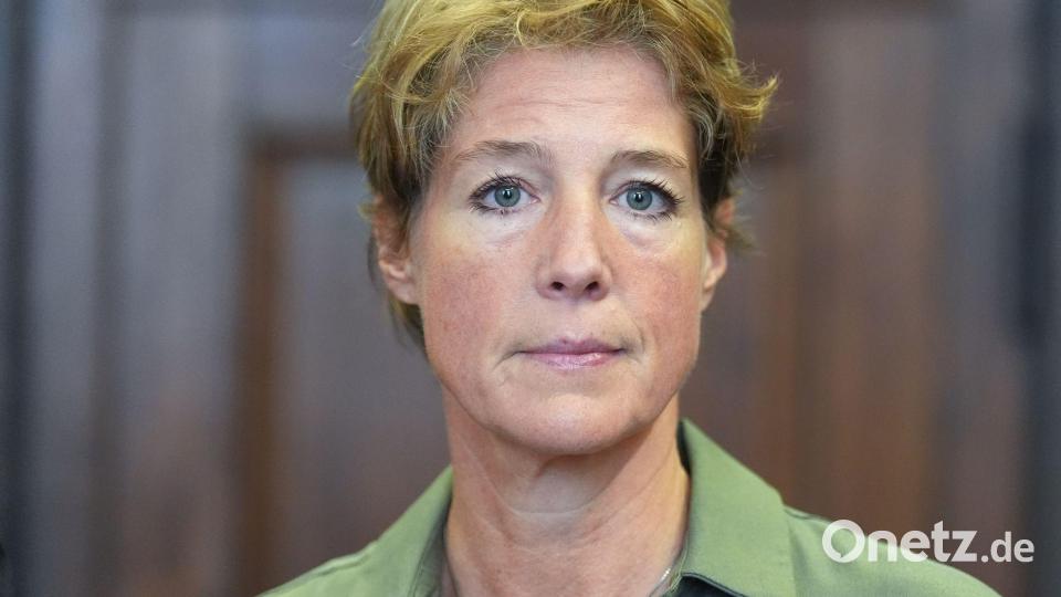 Christina Block beteuert erneut ihre Unschuld. Bild: Marcus Brandt/dpa Pool/dpa