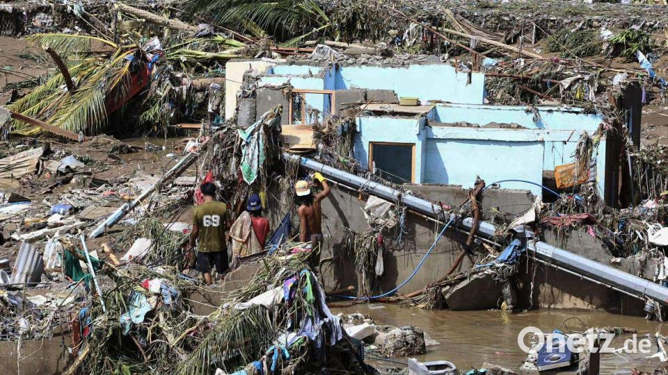 „Kalmaegi“ hatte mit Starkregen und heftigem Wind gewütet. Bild: Jacqueline Hernandez/AP/dpa