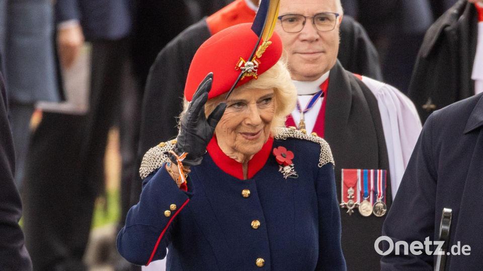 Königin Camilla besucht Zeremonie zu Ehren gefallener Soldaten in Westminster Abbey. Bild: Tayfun Salci/ZUMA Press Wire/dpa