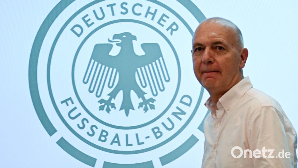 Bernd Neuendorf steht vor der Wiederwahl als DFB-Präsident. Bild: Federico Gambarini/dpa