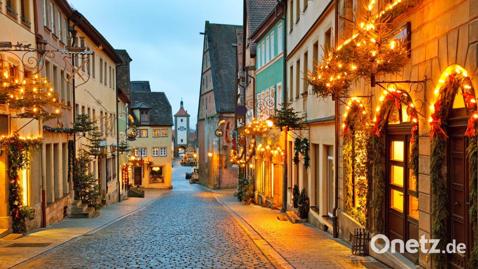 Rothenburg ob der Tauber in der Weihnachtszeit. Bild: irakite/stock.adobe.com