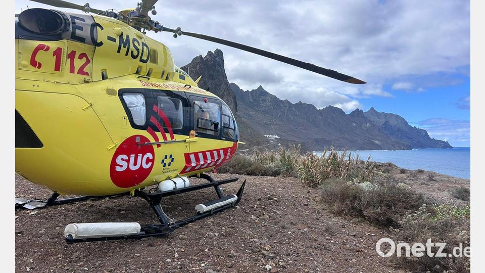 Der staatliche spanische Wetterdienst Aemet warnt regelmäßig vor dem Risiko besonders hoher Wellen an den Nord- und Westküsten der Kanarischen Inseln. Immer wieder kommt es auf den Inseln im Atlantik durch die ungebremst auf Land treffenden Wellen zu Toten und Verletzten. Bild: 112 Canarias/dpa
