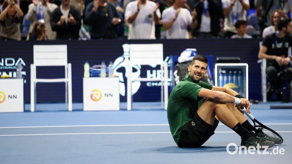Turin? Ohne ihn. Novak Djokovic verzichtet auf die ATP Finals. Bild: Yorgos Karahalis/AP/dpa