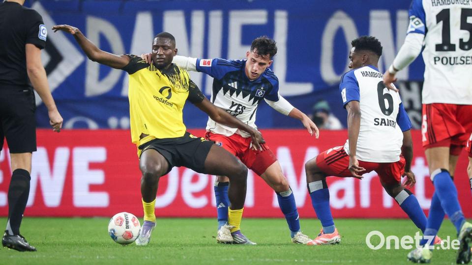 Lange musste der BVB arbeiten, bis der erlösende Treffer fiel. Bild: Christian Charisius/dpa