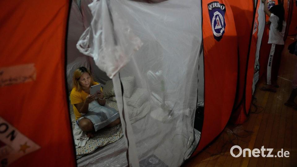 Auf der Flucht vor Supertaifun „Fung-Wong“ mussten mehr als eine Million Menschen ihre Häuser verlassen. Bild: Aaron Favila/AP/dpa