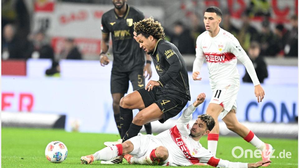 Stuttgart und Augsburg lieferten sich eine intensive Partie. Bild: Bernd Weißbrod/dpa