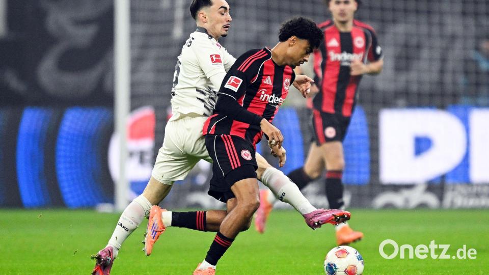 Eintracht Frankfurt und Mainz 05 lieferten sich ein umkämpftes Rhein-Main-Duell. Bild: Arne Dedert/dpa