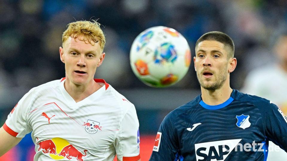 Andrej Kramaric (r.) und Hoffenheim: mehr als auf Augenhöhe mit RB Leipzig Bild: Uwe Anspach/dpa