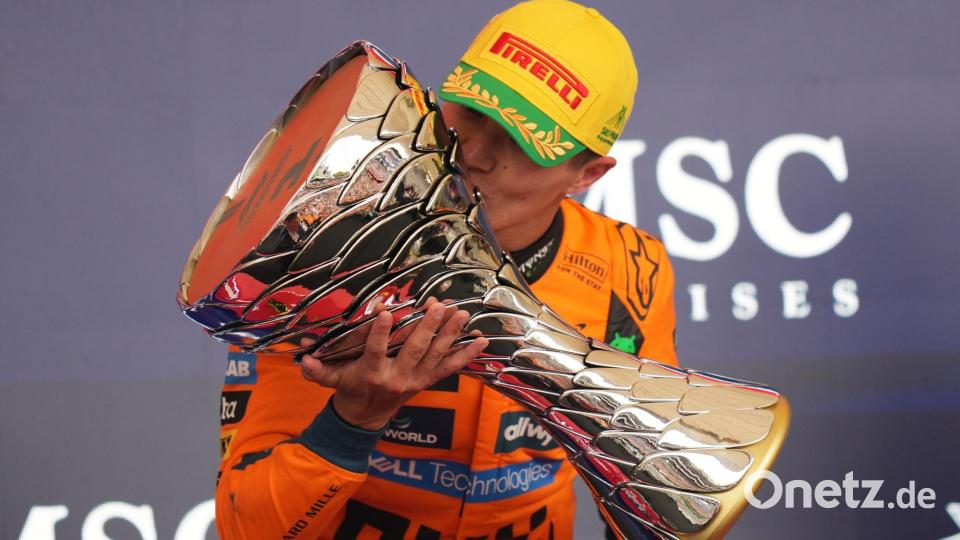 Es war bereits Lando Norris' siebter Saisonsieg. Bild: Andre Penner/AP/dpa