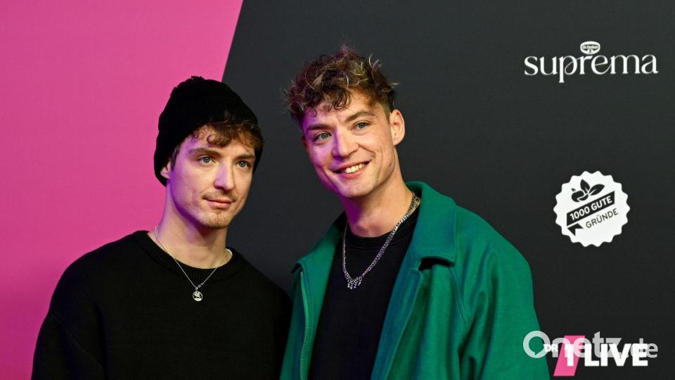 Roman (l) und Heiko (r) Lochmann nennen sich musikalisch mittlerweile HE/RO. (Archivbild) Bild: David Inderlied/dpa